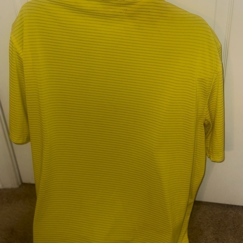 Men’s size XXl 2XL used Walter Hagen golf yellow polo shirt Pre own items are as - Picture 4 of 4